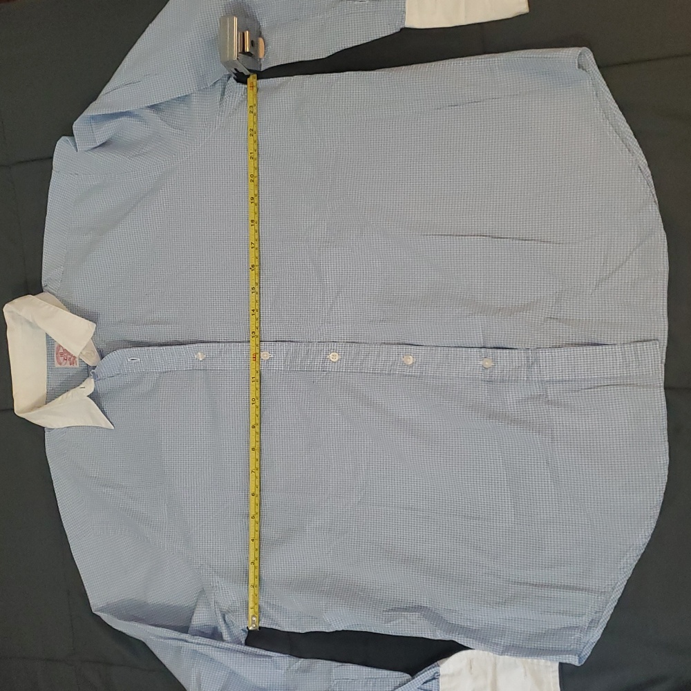 Brooks Brothers Blue and White Button Down Shirt - Picture 3 of 3